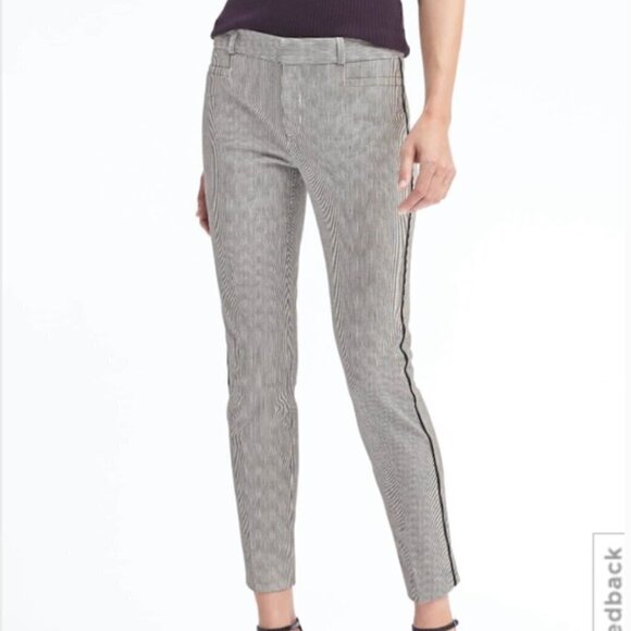 Banana Republic Sloan Pant White Pinstripes - Picture 1 of 13